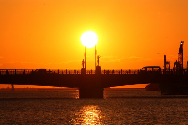 釧路夕日