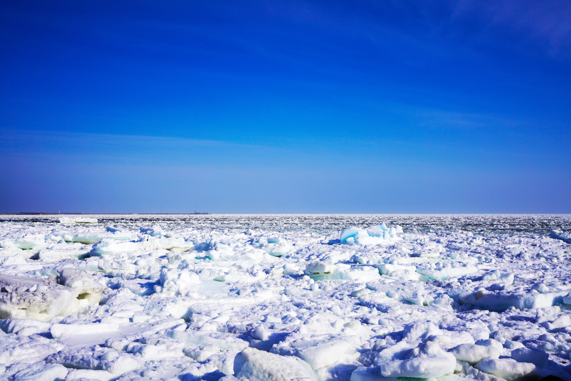 ひがし北海道冬のイメージ(流氷)